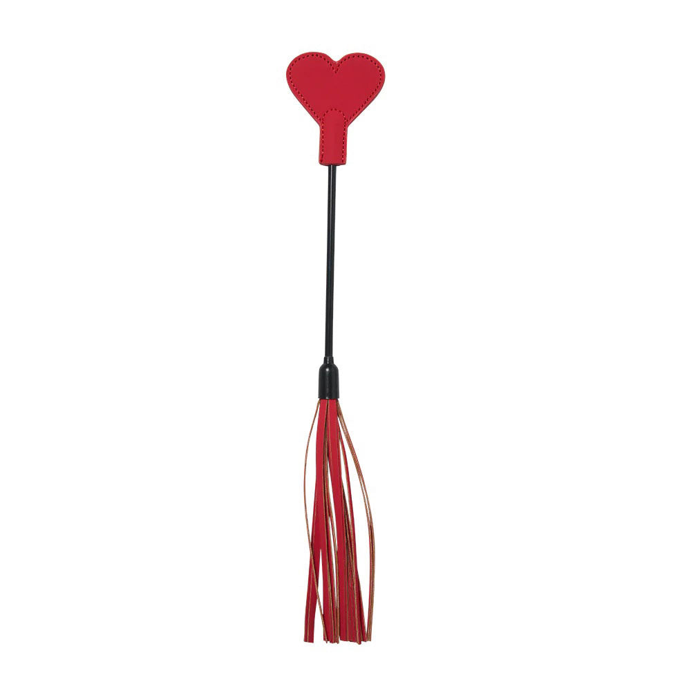 Amor Crop - Red-Bondage & Fetish Toys-Sportsheets-Andy's Adult World