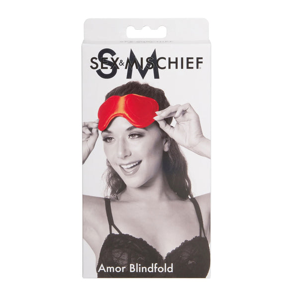 Amor Blindfold - Red-Bondage & Fetish Toys-Sportsheets-Andy's Adult World