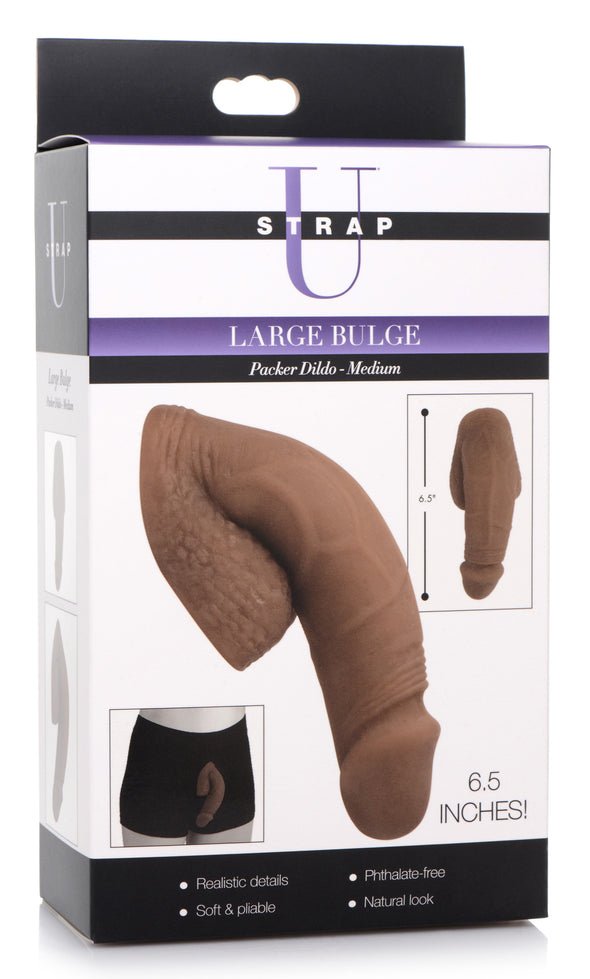 Large Bulge Packer Dildo - Medium-Dildos & Dongs-XR Brands Strap U-Andy's Adult World