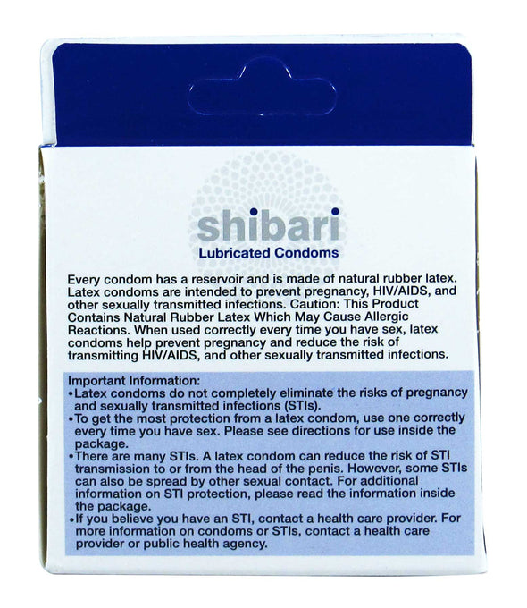 Shibari Lubricated Condoms - 3 Pack-Condoms-Voodoo Toys-Andy's Adult World