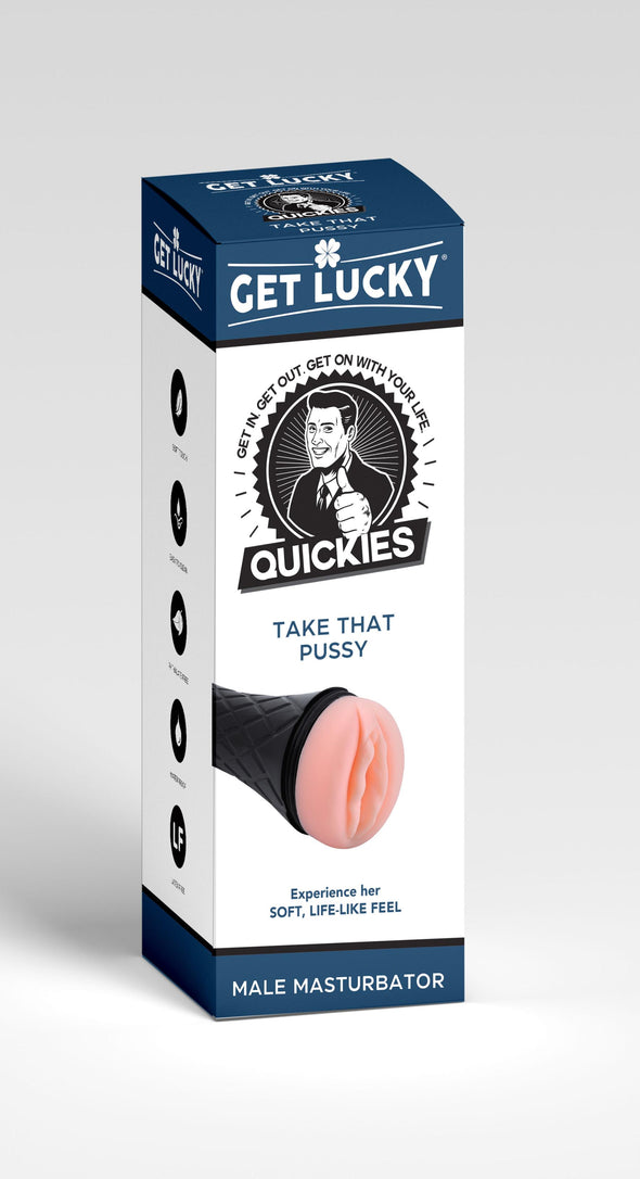 Get Lucky Quickies Take That Pussy Male Masturbator-Masturbation Aids for Males-Voodoo Toys-Andy's Adult World