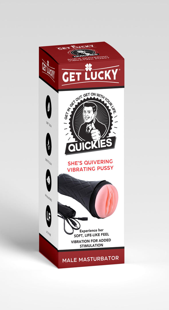 Get Lucky Quickies She's Quivering Vibrating Pussy-Masturbation Aids for Males-Voodoo Toys-Andy's Adult World