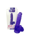 Get Lucky 7 Inch Jelly Love - Purple-Dildos & Dongs-Voodoo Toys-Andy's Adult World