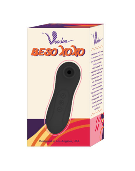 Voodoo Beso Xoxo - Black-Vibrators-Voodoo Toys-Andy's Adult World