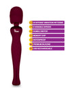 Sultry - Ruby - Intense Handheld Wand Massager-Massagers-Viben-Andy's Adult World