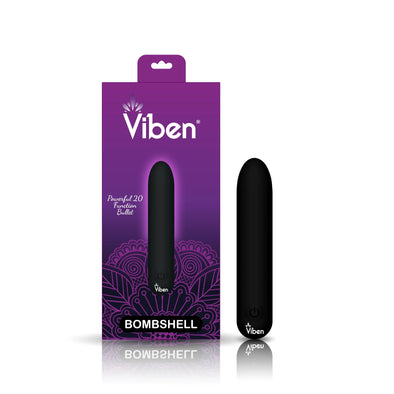 Bombshell - Black - Mighty Bullet - Pre-Sale Only-Vibrators-Viben-Andy's Adult World