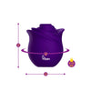 Zen Rose - Violet - Handheld Rose Clitoral and Nipple Stimulator - Presale Only-Vibrators-Viben-Andy's Adult World