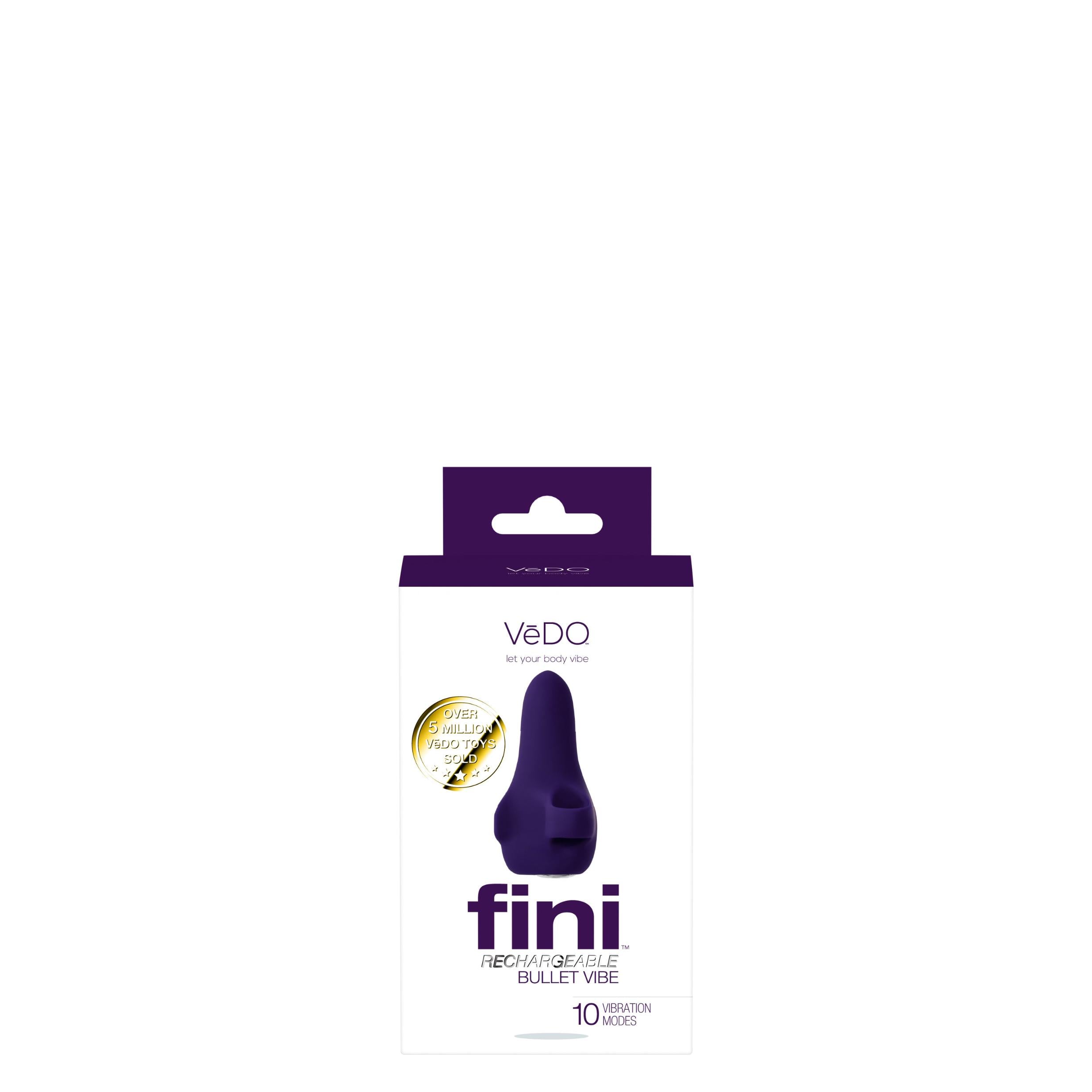 Fini Rechargeable Bullet Vibe - Purple-Clit Stimulators-VeDO-Andy's Adult World