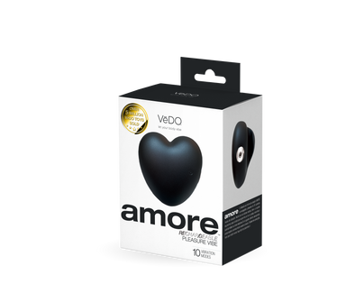 Amore Rechargeable Pleasure Vibe - Black-Vibrators-VeDO-Andy's Adult World