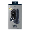 Diki Rechargeable Vibrating Dildo With Harness - Just Black-Vibrators-VeDO-Andy's Adult World