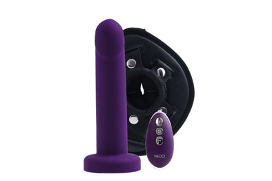 Strapped Rechargeable Strap on - Purple-Vibrators-VeDO-Andy's Adult World