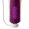 Pro Sensual Roller Touch Tri-Function G-Spot Curved Form - Plum-Vibrators-Cloud 9 Novelties-Andy's Adult World