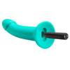 Ergo Super Flexi III Dong Soft and Flexible Liquid Silicone With Vibrator - Teal-Dildos & Dongs-Cloud 9 Novelties-Andy's Adult World