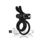 Charged Ohare Rechargeable Rabbit Vibe - Black