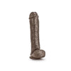 Dr. Skin Mr. Savage 11.5" Dildo With Suction Cup - Chocolate