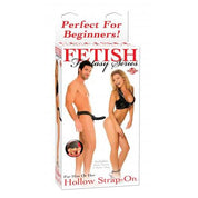 Fetish Fantasy Series for Him or Her Hollow Strap-on - Black