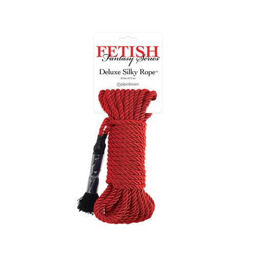Fetish Fantasy Series Deluxe Silky Rope - Red