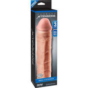 Fantasy X-Tension Mega 3-Inch Extension - Flesh