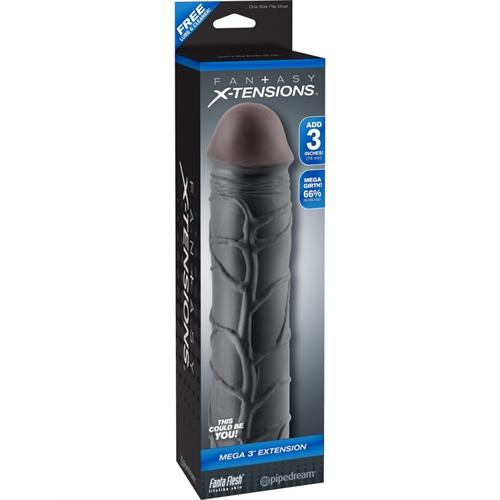 Fantasy X-Tension Mega 3-Inch Extension - Black