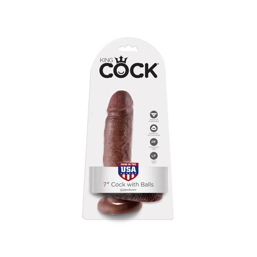 King Cock 7-Inch Cock Brown