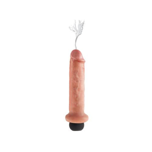 King Cock 7&quot; Squirting Cock - Flesh