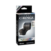Fantasy C-Ring Mr Big Cock Ring and Ball Stretcher - Black