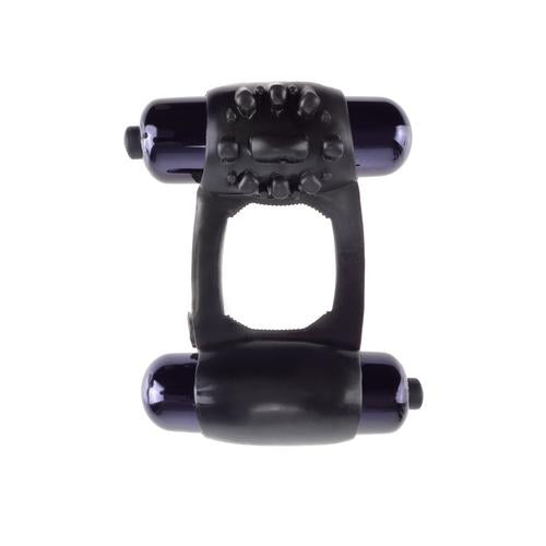 Fantasy C-Ringz Duo-Vibrating Super Ring Black