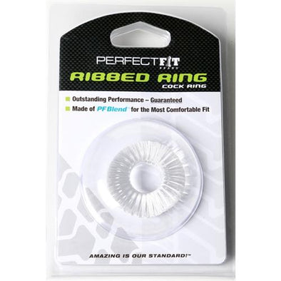 Ribbed Ring - Clear