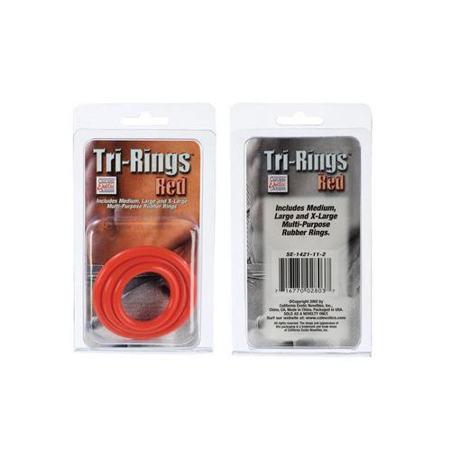 Tri-Rings - Red