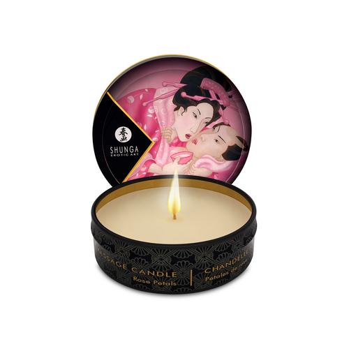 Mini Massage Candle - Aphrosisia - Roses Petals -  1 Fl. Oz.